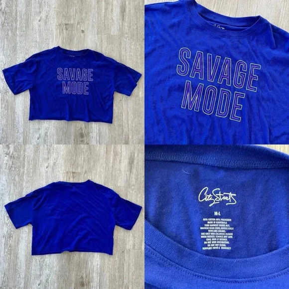 Womens Bundle of 4 Cropped Shirts - M - Picture 3 of 5